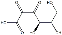 (4R,5S)-4,5,6-trihydroxy-2,3-dioxo-hexanoic acid 化学構造式