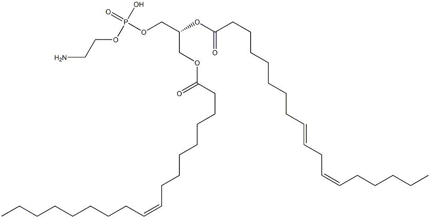 2-aminoethoxy-[(2R)-2-[(9Z,12Z)-octadeca-9,12-dienoyl]oxy-3-[(Z)-octadec-9-enoyl]oxy-propoxy]phosphinic acid