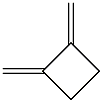 1,2-Dimethylenecyclobutane. 结构式