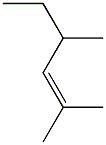 2,4-Dimethyl-2-hexene. Struktur