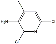 2,6-dichloro-3-amino-4-methylpyridine 结构式