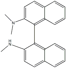 2-Naphthylamine, N-methyl-1-(2-dimethylamino-1-naphthyl)- Structure