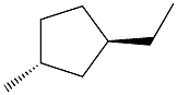 trans-1-Ethyl-3-methylcyclopentane.