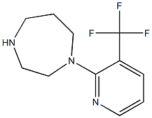 1-[3-(Trifluoromethyl)pyridin-2-yl]homopiperazine 97%,,结构式