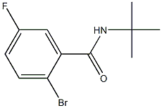 2-Bromo-N-(tert-butyl)-5-fluorobenzamide 98% Struktur