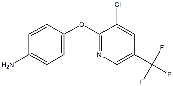 4-{[3-Chloro-5-(trifluoromethyl)pyridin-2-yl]oxy}aniline 95% Struktur
