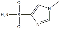 1-Methyl-1H-imidazole-4-sulphonamide 97% Structure