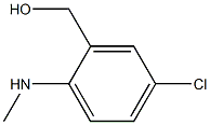 4-Chloro-2-(hydroxymethyl)-N-methylaniline,,结构式