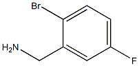 5-FLUORO-2-BROMOBENZYL AMINE,,结构式