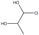 1-氯-1,2-丙二醇, , 结构式