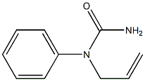 烯丙基苯基脲, , 结构式