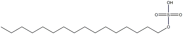 硫酸十六酯, , 结构式