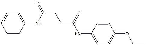 p-ethoxydiacetanilide Struktur