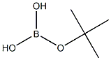 三級丁硼酸, , 结构式