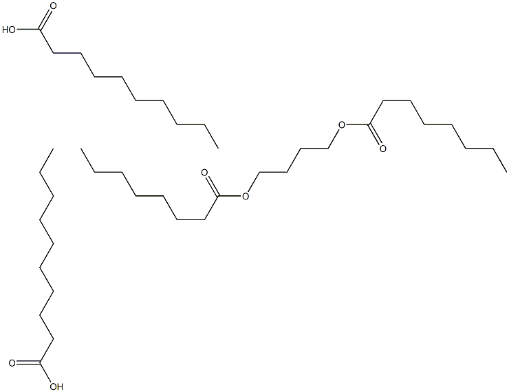Butylene Glycol Dicaprylate/Dcaprate,,结构式