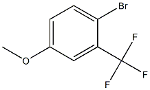 1-Bromo-2-(Trifluoromethyl)-4-Methoxybenzene,,结构式
