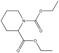 Ethyl 1-Ethoxycarbonyl Piperidine-2-Carboxylate Structure