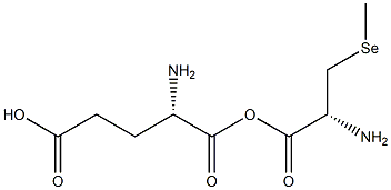 glutamyl-Se-methylselenocysteine,,结构式