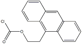 2-(9-anthryl)ethyl chloroformate 化学構造式