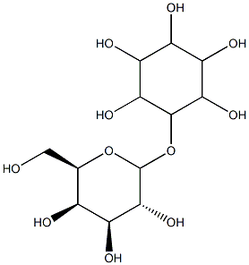 2-O-galactopyranosyl-inositol,,结构式