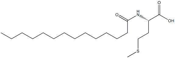 myristoylmethionine 化学構造式