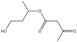 1,3-butanediol 3-monoacetoacetate,,结构式