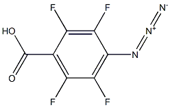 4-azidotetrafluorobenzoic acid Struktur