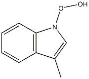 skatolyl hydroperoxide,,结构式