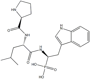 prolyl-leucyl-tryptophanphosphonic acid Structure