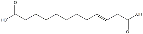 3-dodecendioic acid,,结构式