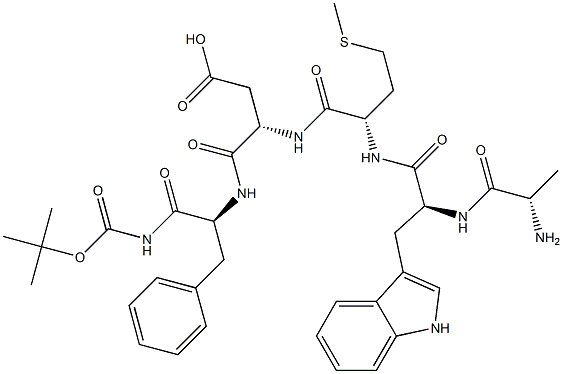 tert-butyloxycarbonyl-alanyl-tryptophyl-methionyl-aspartyl-phenylalaninamide