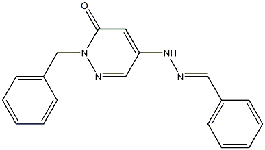 2-benzyl-5-benzylidene-hydrazinopyridazin-3(2H)-one