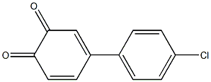 4-(4'-chlorophenyl)-1,2-benzoquinone Structure