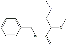 N-benzyl-2,3-dimethoxypropionamide Structure