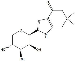  6,6-dimethyl-2-beta-lyxopyranosyl-4,5,6,7-tetrahydroindol-4-one