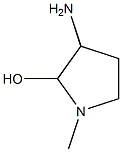 3-amino-1-methylpyrrolidin-2-ol Structure