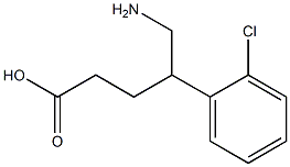 5-amino-4-(chlorophenyl)pentanoic acid