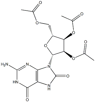 2',3',5'-tri-O-acetyl-7,8-dihydro-8-oxoguanosine