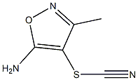 3-methyl-5-aminoisoxazole-4-thiocyanate Struktur