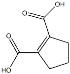 cyclopentenedicarboxylic acid,,结构式