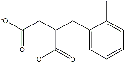 (2-methylbenzyl)succinate Struktur