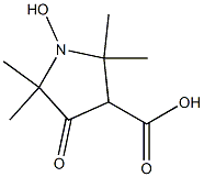 1-hydroxy-3-carboxy-2,2,5,5-tetramethylpyrrolidone Structure