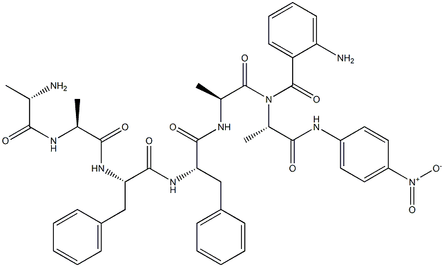 2-aminobenzoyl-alanyl-alanyl-phenylalanyl-phenylalanyl-alanyl-alanyl-4-nitroanilide