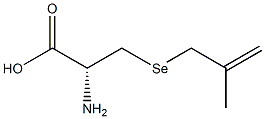 se-2-methyl-2-propenyl-selenocysteine Structure
