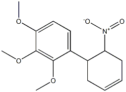 4-nitro-5-(2,3,4-trimethoxyphenyl)cyclohexene Structure