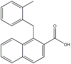 1-(2-tolylmethyl)naphthalene-2-carboxylic acid