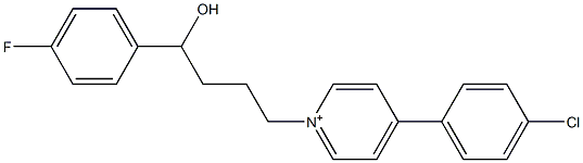  4-(4-chlorophenyl)-1-(4-(4-fluoro-phenyl))-4-hydroxybutylpyridinium