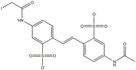  4-acetamido-4'-((iodoacetyl)amino)stilbene-2,2'-disulfonate