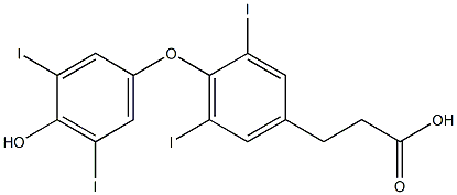  3,5,3',5'-tetraiodothyropropionic acid