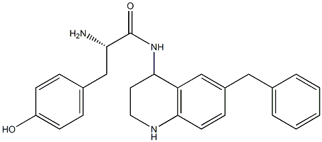 4-tyrosylamido-6-benzyl-1,2,3,4 tetrahydroquinoline